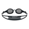 Speedo Unisex Erwachsene Hydropure Optical Schwimmbrille, Schwarz/Smoke, 3