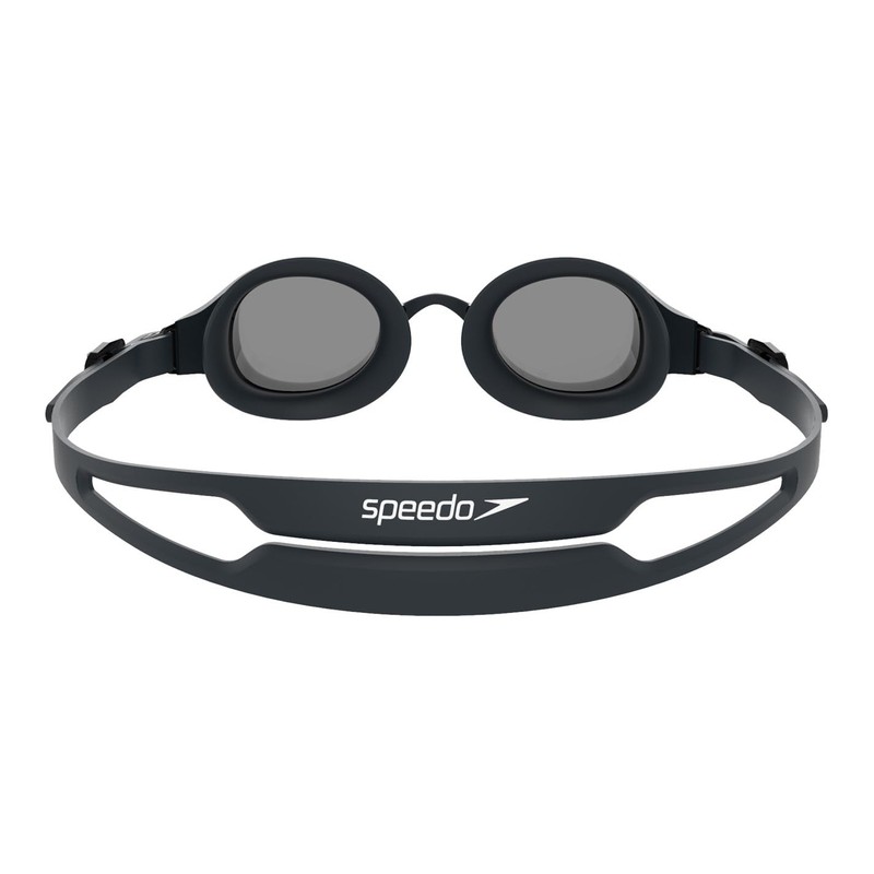 Speedo Unisex Erwachsene Hydropure Optical Schwimmbrille, Schwarz/Smoke, 3