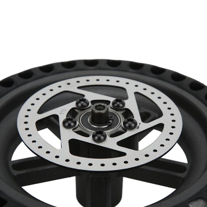 Scooter Rear Wheel Assembly 8.5in Solid Tire Wheel Hub 110mm