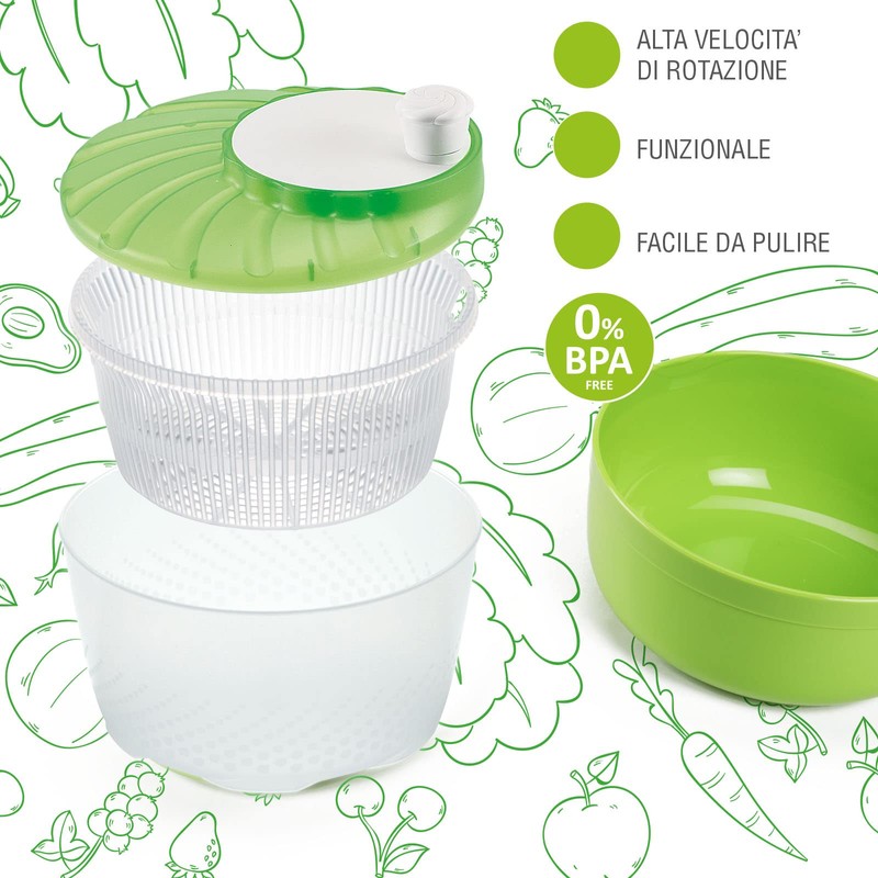 Cosmoplast Slingshot and Salad Bowl 100% Made in Italy