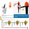 VooGenzek 20 PCS Micro 8-Hole Stake Emitter Dripper, Adjustable Drip