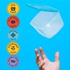 Premium Attached Food Storage Containers, Permanently Attached Plastic Lid, Never