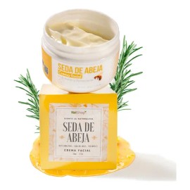 Crema Facial Natural Seda De Abeja Natshop 50ml Hidratante