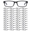 Yexiya 50 Pack Reading Glasses Bulk Black Frame Eyeglasses with