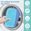 Nicemiya 4 Pack Reusable Mop Pads Compatible with Swiffer Sweeper