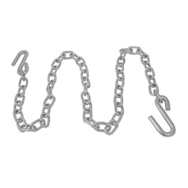 Attwood 11011-7 Heavy-Duty 51-inch Steel Boat Trailer Safety Chain with Spring Clip Hooks