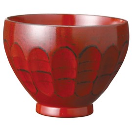 Yamashita Kogei Lacquerware, Natsume Making, Squeezing, Soup Bowl, Negoro