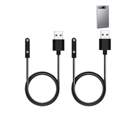 WUNIAK Charging Cable for Moihosso AI Voice Recorder, Magnetic USB Charging Cable USB Flexible Accessories for Moihosso ，(2 Pack)