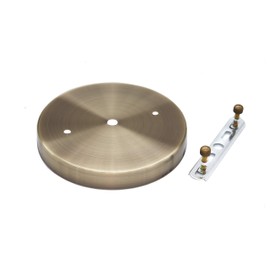 binifiMux 1-Pack 5.9" 150mm Width Bronze Lamp Holder Ceiling Canopy Kit Ceiling Plate Chassis Base Pendant Light Accessories