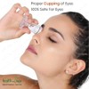ChillEyes Transparent Eye Wash Cups for Effective Eye Cleansing -