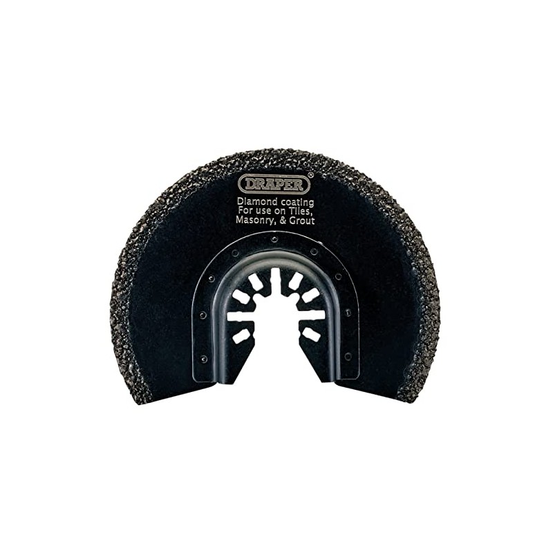 Draper 70469 Oscillating Multi-Tool Diamond Coated Cutting Blade (88mm)