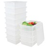Doryh 12-Pack 13 L Commercial Bus Tub with Lid, Plastic