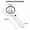 Foldable LED Magnifying Glass for Reading & Detail Work –