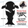Snug Rug Killer Whale Tail Black & White Super Soft