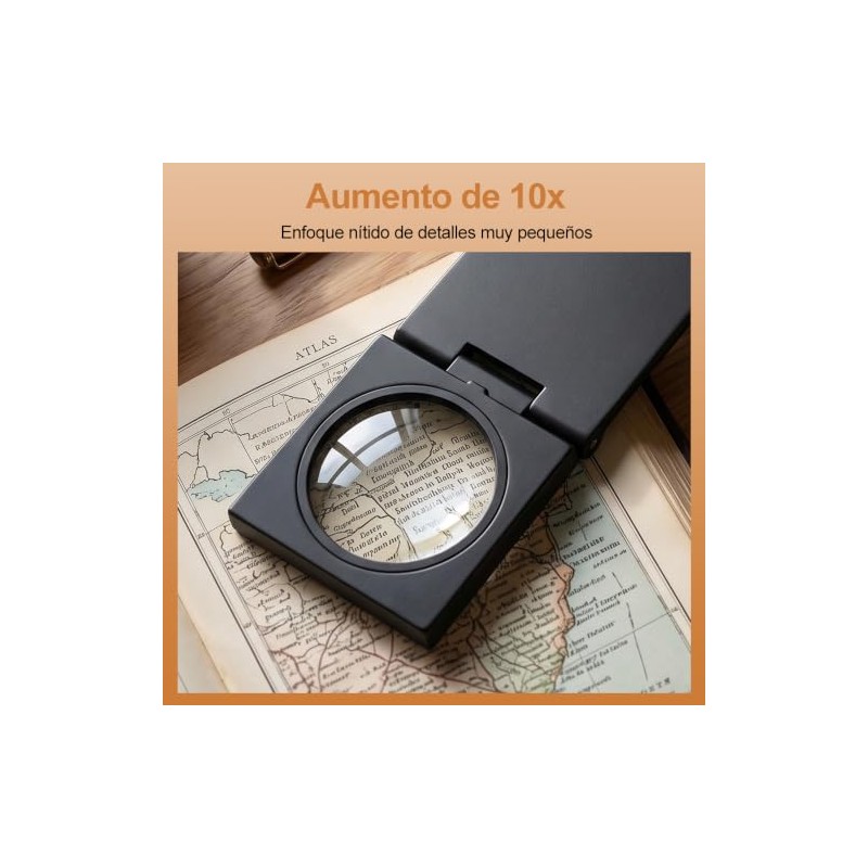 Greensen 10X Lupa Magnificadora, Cuenta Hilos, Lupa Pequeña
