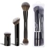 MAANGE 3 PCS Foundation Makeup Brush Set, Double-ended Contour Brush