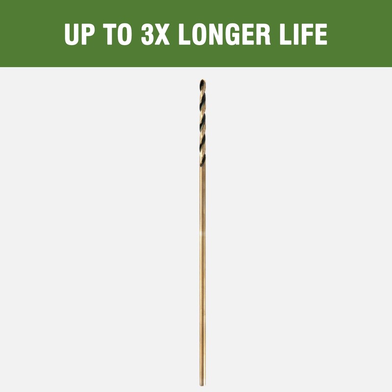 HLOFIZI 3/32" x 6" Extra Long Drill Bit (6 Pack),
