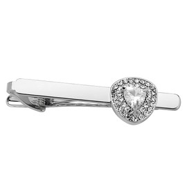 Rhinestone Tie Clip Tie Bars for Men Necktie Clips Tie Tack Pins Tie Clips for Men Father Day Husband