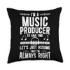 I'm A Music Producer Beat Maker Producer Music Production Throw