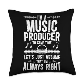 I'm A Music Producer Beat Maker Producer Music Production Throw Pillow