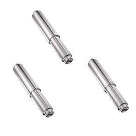 3Pcs Paper Toilet Holder Replacement Rod Toilet Paper Holder Roller Stainless Steel Toilet Paper Holder Spring Loaded Paper Holder Roller Toilet Paper Spring Rod Bathroom Hardware（Sliver）