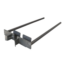 PRISP Safety Bars with J-Hooks - Compatible with 2.5 x 2.5 Inch Cages, Sold in Pairs