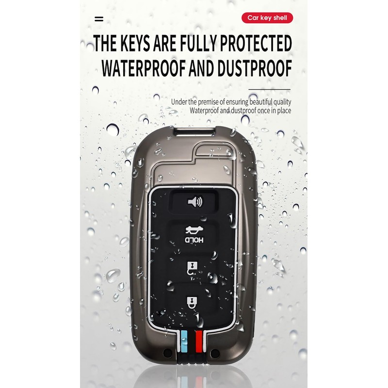TECART Key Fob Cover Fit for Toyota Tacoma Sequoia Key