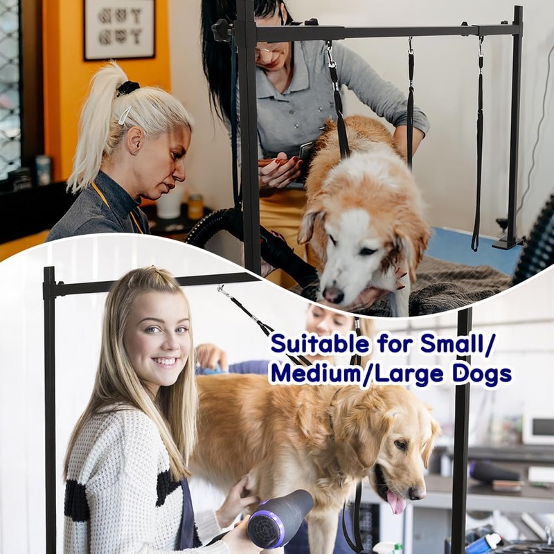 KELIXU Dog Grooming Arm with Clamps - H Shape, Pet
