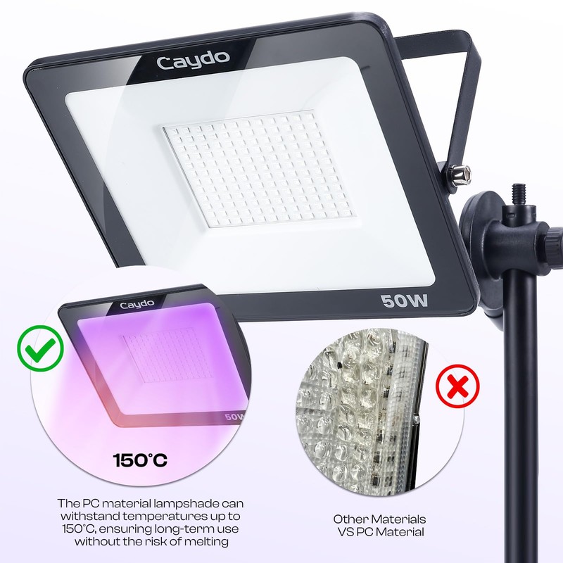 Caydo 50W LED UV Screen Printing Light, Exposure Unit for