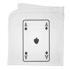 'Ace Of Spades' Cotton Baby Blanket/Shawl (BY00006118)