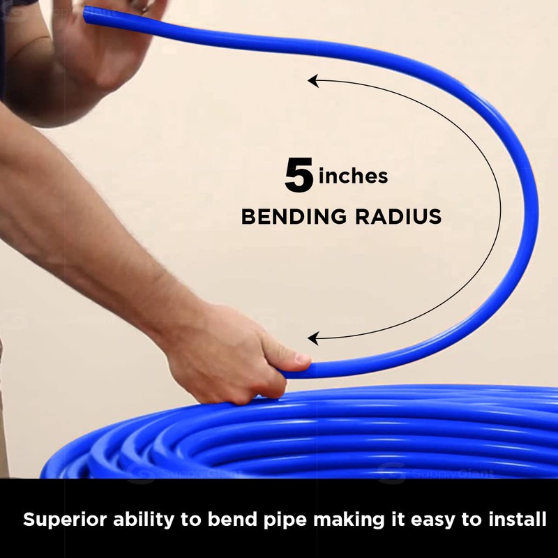 Supply Giant PEX-B Pipe 1/2 In x 100 Ft Blue