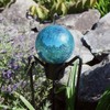 Achla Designs G6-T-C, Teal 6-Inch Crackle Gazing Globe Ball, 6