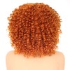 PORSMEER Pelucas Afro Rizadas De 35 Cm Para Mujer, Cortas,