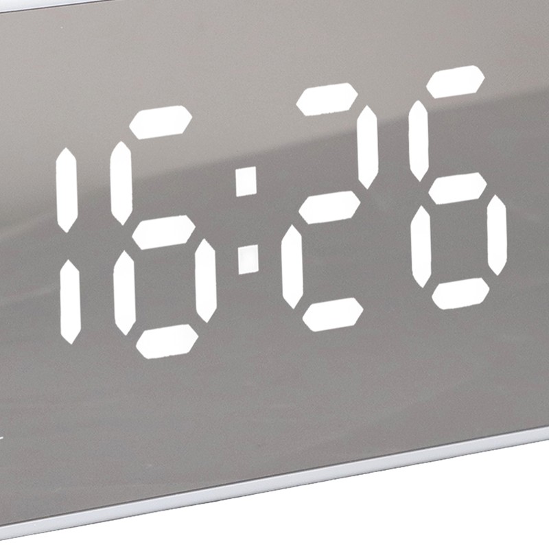 Alarm Clock Radio Portable Dimmer Control Dual Alarm FM Alarm