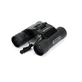 Celestron 71233 UpClose G2 Clam Shell 10x25 Roof Prism Binoculars, Black