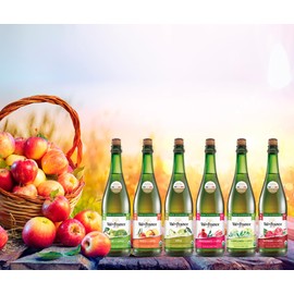 Val de France, Non-Alcoholic, Reduced Calorie, Organic and OU Kosher Sparkling Juice (Apple), 25.4 Fl Oz (1 bottle)