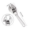 ORUZA 4Inch Mini Adjustable Wrench, Multifuction Spanner, Small Wrench Repair