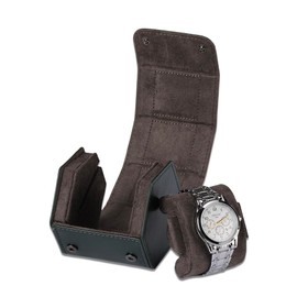 SOLYUJ Watch Travel Case Portable Organizer - Luxury Watch Roll Travel Box Recycled Leather Watch Storage and Display for Men and Women