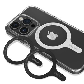 SYNCWIRE 3 Packs Magnetic Ring Sticker Compatible with MagSafe Ring, Magnetic Wireless Charger Universal, Updated Magnetic Ring for MagSafe Ring Magnetic Ring Sticker for All Smartphones