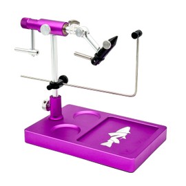 Nirvana V2 Rotary Fly Tying Vise with Travel Base (Bright Purple)