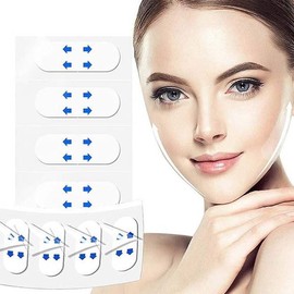Face line patch tape 40p nasolabial fold lifting eye area mask remover glabella pad / 얼굴 페이스 라인 패치 테이프 40p 팔자 리프팅 눈가 마스크팩 제거 미간 패드