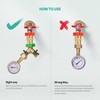 Pronese LF Brass Drip irrigation Inline Water Pressure Reducer Regulator