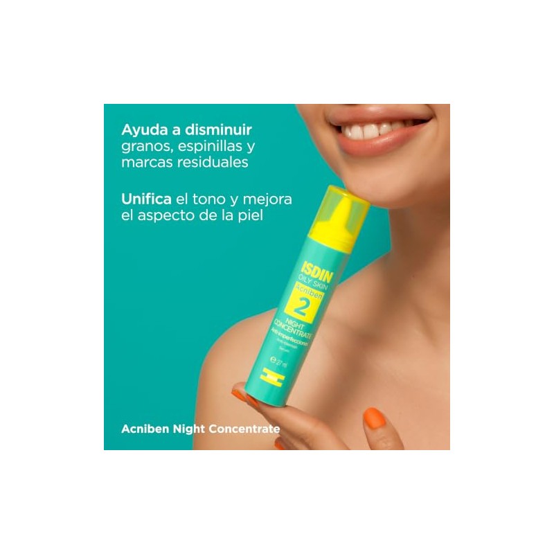 Isdin Acniben Night Concentrate Antiimperfecciones Cuidado Diario Facial Pieles Grasas