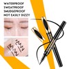 Magic Liquid Eyeliner, Black Waterproof Eye Liners, Long-Lasting, Sweatproof and