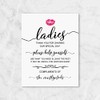 Wedding Bathroom Sign, Basket Signs, Women and Men Hospitality Basket,