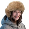 Clakllie Men's Trapper Trooper Hats Pilot Russian Hats Ushanka Eskimo