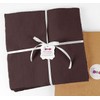Soimoi Solid Dark Brown Precut 10-inch Cotton Fabric Bundle Quilting