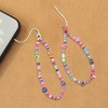Beaded Phone Strap Y2K Beaded Phone Charms Lanyard Wrist Strap,8