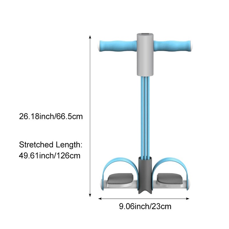 Multifunction Tension Rope, Multifunctional Pedal Puller Resistance Rope, 6-Tube Elastic