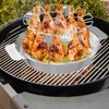 Onlyfire Stainless Steel Chicken Wing Leg Rack with Drip Pan,